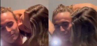 Το τρυφερό φιλί της Μπαντόσα στον Τσιτσιπά (vid)