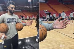 Ο Τζαμάλ Μάρεϊ με έγκαυμα στο χέρι, αλλά με το μυαλό του στη νίκη