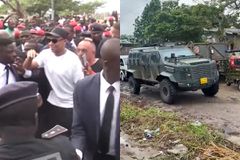 Ούτε... πλανητάρχης! Ο Εμπαπέ πήγε στο Καμερούν με άρμα μάχης και δεκάδες αστυνομικούς (vids)