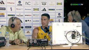 Λαρεντζάκης για Σλούκα: «Έλεγα ότι αν δεν δω την ανακοίνωση, δεν πιστεύω τίποτα - Σίγουρα ήταν ένα σοκ και δεν θέλω να το συζητάω πολύ» (vid)