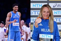 Ο Γιάννης Αντετοκούνμπο και η Αντιγόνη Ντρισμπιώτη σημαιοφόροι της Ελλάδας στην τελετή έναρξης