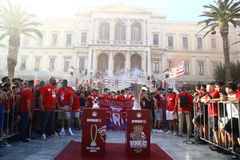 Αναβλήθηκε η παρουσίαση των ευρωπαϊκών του Ολυμπιακού στην Πάτρα λόγω των πυρκαγιών