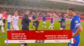 Έξαλλος ο Γκατούζο με παίκτη του Ισραήλ: «Άντε βούλωσέ το» (vid)