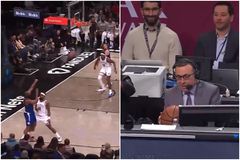 Η πάσα του Τζέιμς Χάρντεν στα... περιστέρια - Παραλίγο να χτυπήσει τον εκφωνητή των Νετς (vid)