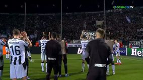 Οι παίκτες του ΠΑΟΚ αποθεώθηκαν για την πρόκριση (vid)