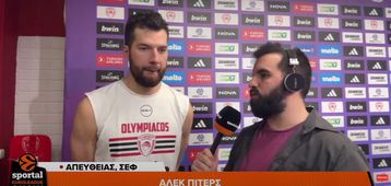 Ο Άλεκ Πίτερς στο Sportal Euroleague Show: «Τα λάθη μας πλήγωσαν, κρίσιμη η διαβολοβδομάδα που έρχεται»