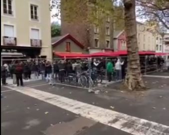 Ποια βροχή; Οι οπαδοί του Παναθηναϊκού ξεσήκωσαν τη Γαλλία με τον ύμνο! (vids)