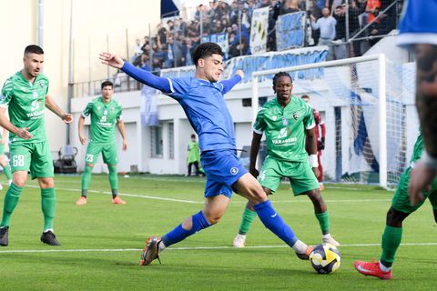 Tα highlights της αναμέτρησης Νίκη Βόλου - Μακεδονικός 6-0