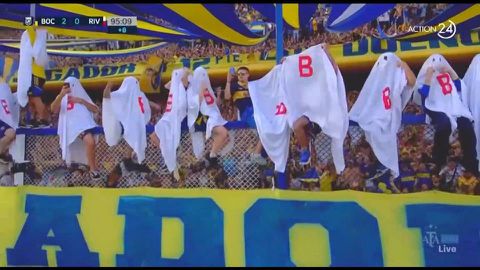 Το «τρολάρισμα» των οπαδών της Μπόκα στη Ρίβερ με... φαντάσματα (vid)