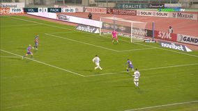 «Κλείδωσε» την πρόκριση με γκολ του Σβαμπ ο ΠΑΟΚ απέναντι στον Βόλο