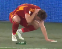 Ο Μποβέ δέχτηκε γυάλινο μπουκάλι στο κεφάλι από τους οπαδούς της Λάτσιο (vid)