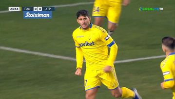 Με ωραίο πλασέ ο Καρέλης έκανε το 1-0 για τον Παναιτωλικό