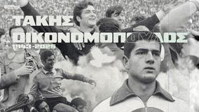 Το «αντίο» της ΠΑΕ Παναθηναϊκός στον Τάκη Οικονομόπουλο