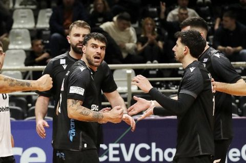Ήττα του ΠΑΟΚ στο Βέλγιο από την Άαλστ με 3-2 σετ
