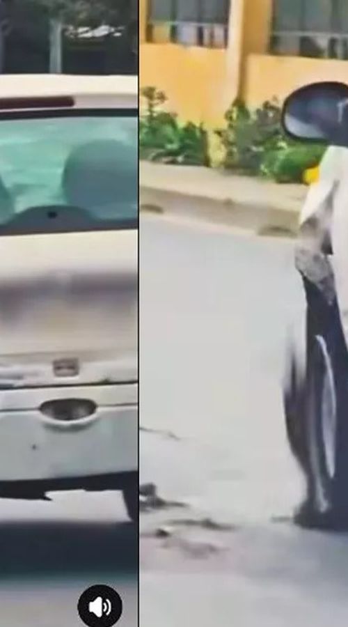 Ηράκλειο: Αυτοκίνητο-ερείπιο προκαλεί πανικό (+video)