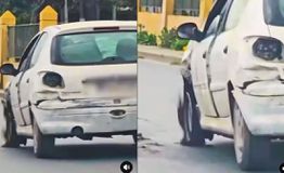 Ηράκλειο: Αυτοκίνητο-ερείπιο προκαλεί πανικό (+video)