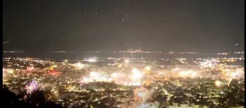 Το Αγρίνιο στις «φλόγες» από ψηλά για χάρη του Παναιτωλικού (vid)