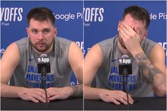 Πονηρά γυναικεία βογκητά δημιούργησαν αμηχανία στον Λούκα Ντόντσιτς και η συνέντευξη Τύπου «πάγωσε» (vid)