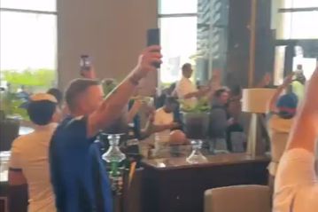 «Ντου» των οπαδών της Ίντερ στο ξενοδοχείο των παικτών πριν την τελευταία τους προπόνηση (vid)