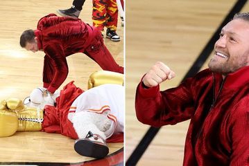 Ο ΜακΓκρέγκορ έβγαλε Knock Out τη μασκότ των Μαϊάμι Χιτ (vid)