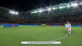 Ενός λεπτού σιγή στο Ελλάδα - Γιβραλτάρ για τα θύματα στο Μαρόκο