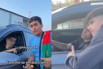 Ο Κανσέλο τα... έχωσε σε φαν: «Πρέπει να σταματάω το αυτοκίνητό μου για σένα;»