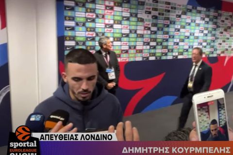 Ο Κουρμπέλης συγκλόνισε στο Sportal: «Όλα τα παιδιά μπήκαμε με έναν στόχο, να κάνουμε περήφανο τον Τζορτζ» (vid)