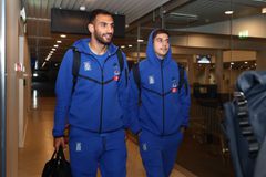 Έφτασε την Κοπεγχάγη η Εθνική ενόψει του αγώνα με τη Δανία (pics)