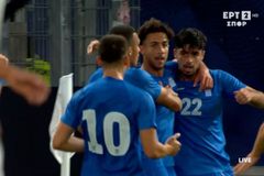 Κωστούλας και Τζίμας σε 0.79'' έκαναν το 2-0 για την Εθνική Κ21 κόντρα στη Γερμανία Κ21 (vid)
