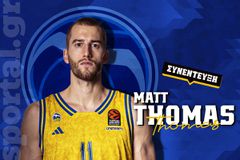 Ο Ματ Τόμας στο Sportal: «Περίμενα να μείνω στον Παναθηναϊκό, ενδιαφέρθηκε για μένα ο Ολυμπιακός»