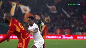 Τρομερή ασίστ με το εξωτερικό από τον Ντιμπάλα στον Λουκάκου για το 1-0 της Ρόμα (vid)