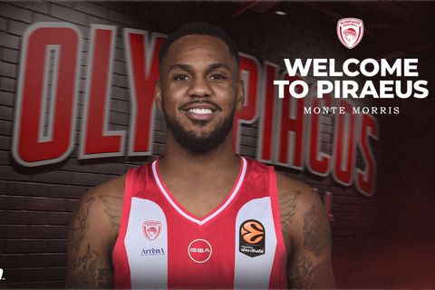 Επίσημο: Παίκτης του Ολυμπιακού ο Μόντε Μόρις
