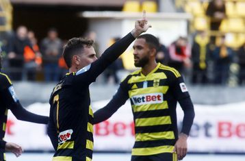 Άρης - Λεβαδειακός: 1-0 με εύστοχο χτύπημα πέναλτι του Μαντσίνι (vid)