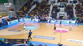 Το απίθανο buzzer beater τρίποντο του Καμπερίδη στο φινάλε της πρώτης περιόδου