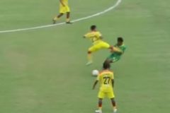 Ισόβιος αποκλεισμός σε ποδοσφαιριστή για «δολοφονικό» χτύπημα (vid)