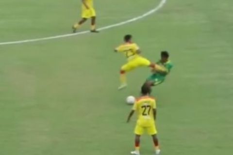 Ισόβιος αποκλεισμός σε ποδοσφαιριστή για «δολοφονικό» χτύπημα (vid)