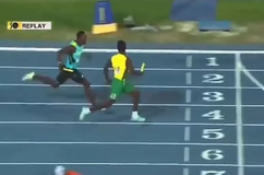 Τζαμαϊκανός ξεκίνησε πολλά μέτρα πίσω, πέρασε τον αντίπαλό του, τον κοίταξε και γελούσε (vid)