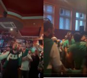 Οπαδοί του Παναθηναϊκού έστησαν εξέδρα για το ντέρμπι σε... αιθιοπικό εστιατόριο στο Λονδίνο (vids)