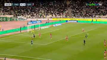 Μεγάλη ευκαιρία για τον Παναθηναϊκό, σημάδεψε το δοκάρι ο Σφιντέρσκι