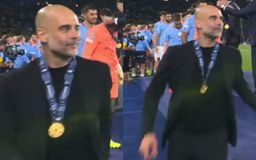 Επιτέλους ήταν συνεπής στο ραντεβού του: Ο Γκουαρδιόλα έκλεισε το μάτι στο τρόπαιο του Champions League πριν το σηκώσει (vid)
