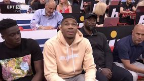 Παρουσία του Αντετοκούμπο και του κόουτς των Μπακς το Game 3 του ΣΕΦ - Αποθέωση για τον Greak Freak τους οπαδούς του Ολυμπιακού (vid)