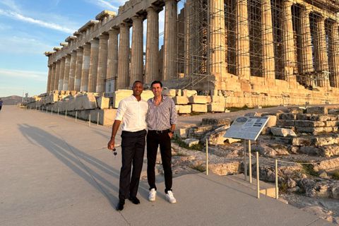 Στην Ακρόπολη ο Τσιάρτας με... εκλεκτή παρέα τον Κλάιφερτ (pic)