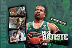 Ο Μάικ Μπατίστ στο Sportal: «Περιμένω με αγωνία τον Ντένις Σρούντερ στο Τορόντο και τον Παναθηναϊκό του Αταμάν να πάει στο Final Four»