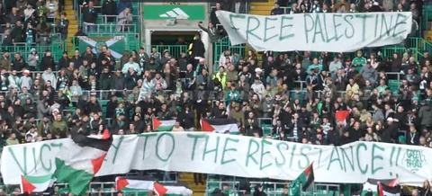 «Καμπάνα» της UEFA στη Σέλτικ για τις σημαίες της Παλαιστίνης