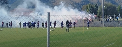 «Ντόπες» των φίλων του ΠΑΣ Γιάννινα στην προπόνηση (vid)