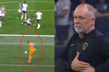 Τερματοφύλακας στη Βραζιλία άφησε επιδεικτικά την μπάλα να μπει γκολ και ο προπονητής του έπιανε την καρδιά του (vid)