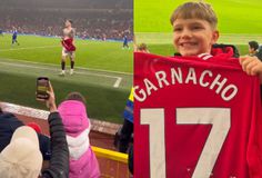 Τα δάκρυα χαράς ενός παιδιού – Το δώρο του Γκαρνάτσο σε φίλο της Γιουνάιτεντ (vid)