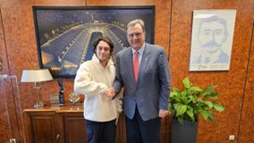 Ο Παραολυμπιονίκης  Νάσος Γκαβέλας συναντήθηκε με τον Ισίδωρο Κούβελο