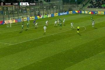 Ο Στάνιτς με λίγη δόση τύχης μπήκε με την μπάλα στα δίχτυα και έκανε το 1-0 για τη Λουντογκόρετς