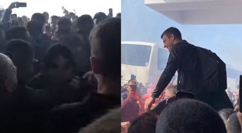 «Κάηκε» το Ηράκλειο με την υποδοχή της αποστολής του ΟΦΗ - Η ιδιαίτερη αποθέωση στον Κόντη (vid)